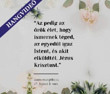 Az ÚJSZÖVETSÉG SZELLEMI MAGYARÁZATA 34.